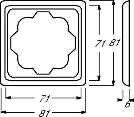 Busch-Jaeger Abdeckrahmen 1721-726 | 1754-0-4133