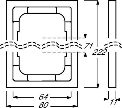Busch-Jaeger future® linear-Abdeckrahmen 1723-181K | 1754-0-4242 Busch-Jaeger future® linear-Abdeckrahmen 1723-181K | 1754-0-4242