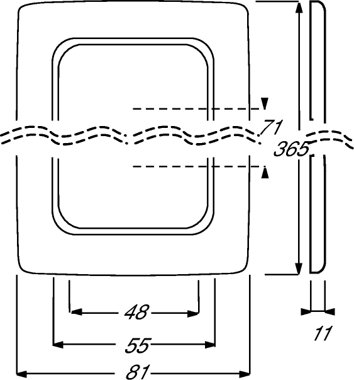 Busch-Jaeger Reflex SI Linear-Abdeckrahmen 2515-214K-102 | 1725-0-1498 Busch-Jaeger Reflex SI Linear-Abdeckrahmen 2515-214K-102 | 1725-0-1498