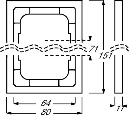 Busch-Jaeger future® linear-Abdeckrahmen 1722-885K | 1754-0-4420 Busch-Jaeger future® linear-Abdeckrahmen 1722-885K | 1754-0-4420