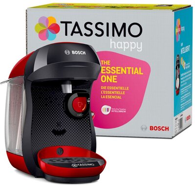 Bosch Maschine Kaffee TAS1003 Kaffeemaschine Tassimo+40 Pads T-Discs 1400W  Rot