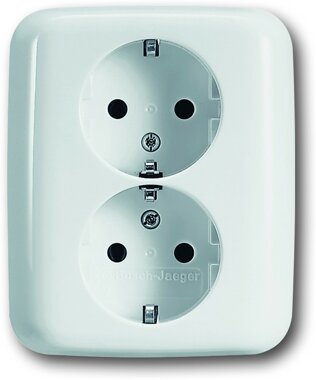 Busch-Jaeger SCHUKO® Doppelsteckdose 20-02 EUJ-214 | 2014-0-1007 Busch-Jaeger SCHUKO® Doppelsteckdose 20-02 EUJ-214 | 2014-0-1007