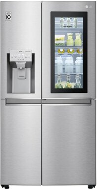 LG Side by Side Khlschrank mit Wassertank, Insta View, Door in Door, amerikanischer Khlschrank LG 