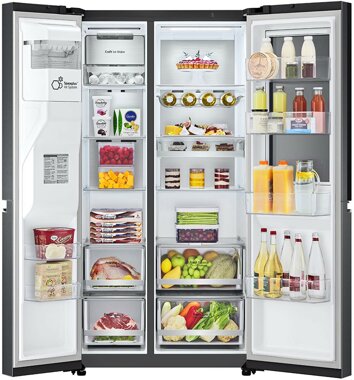 LG Side by Side schwarz, GSXV90MCDE B-Ware LG Side by Side schwarz, GSXV90MCDE B-Ware