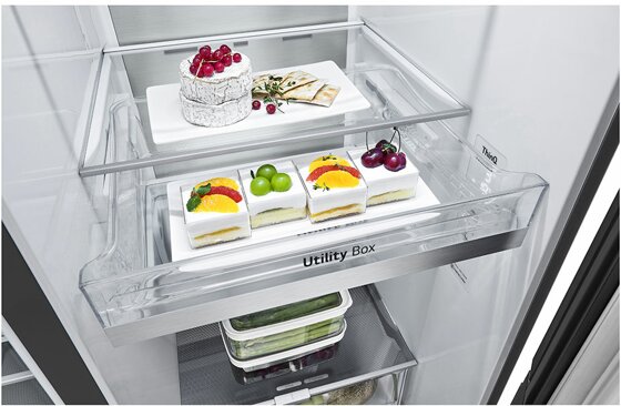 LG Side by Side schwarz, GSXV90MCDE B-Ware LG Side by Side schwarz, GSXV90MCDE B-Ware