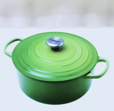 Le Creuset Signature Brter 24 cm Bambus Grn