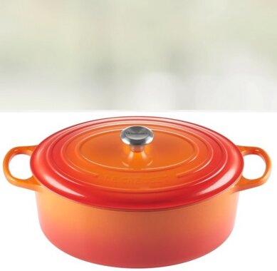 Le Creuset Signature Brter oval 27 cm ofenrot