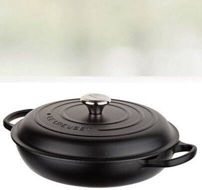 Le Creuset Gourmet-Profitopf 30 cm schwarz