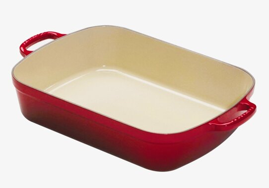 Le Creuset rechteckige Auflaufform 6,6 l kirschrot 