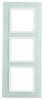 Berker 10136909 Glasrahmen 3fach, B.7, Glas pw