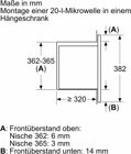 Bosch BFL623MB4 Einbau-Mikrowelle