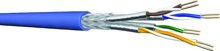 Draka UCLR22  AWG22 4P S/FTP 10GbIt blau (1m)