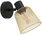 Eglo 900693 Wandspot sschwarz/messing 1xE27 max.40W