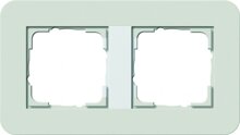 Gira 0212411  Abdeckr. 2f E3 Hellgrau/RW