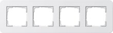 Gira 0214410  Abdeckrahmen 4-fach Gira E3 RW/RW