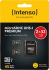 Intenso Doppelpack microSDHC 32GB UHS-I Premium in