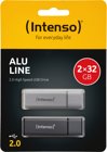 Intenso AluLine USB Drive 32GB Doppelpack (2x32GB)