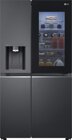 LG Side by Side Khlschrank Instaview GSXB90MCDE, Schwarz, Festwasser