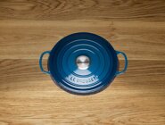 Le Creuset Signature Brter 24 cm rund marseille blau, Emaille hell B-Ware