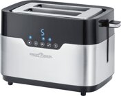 Proficook PC-TA 1170 Toaster Edelstahl, Schwarz