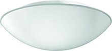 RZB Opalglasleuchte rund, Flat Basic, Wand & Decke, E27, 60W, 211005.002