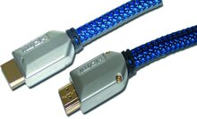 PHDMI S3 HDMI Kabel s/b Stoff-Mantel 3m