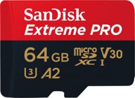 Sandisk Extreme PRO microSDXC 64GB + SD Adapter