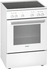 Siemens iQ300 freistehener Elektroherd HK5P00020, Wei, EEK: A