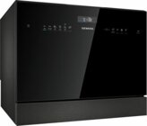 Siemens SK25IB00TE iQ500 Kompakt-Geschirrspler, 55 cm, Schwarz