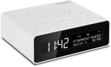 TECHNISAT DigitRadio 51 Radiowecker mit Snooze-Funktion, Wei