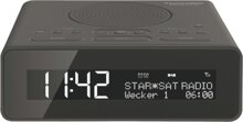 TECHNISAT DigitRadio 51 Radiowecker mit Snooze-Funktion, Schwarz