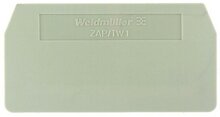 Weidmller ZAP/TW 1 Abschlussplatte