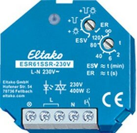 Eltako | SBR12-230V/240µF | Stroombegrenzingsrelais 1 NO contact 16A/250V - Stroombegrenzer 1200VA SBR12-230V/240µF | 22100430 | Stroombegrenzer