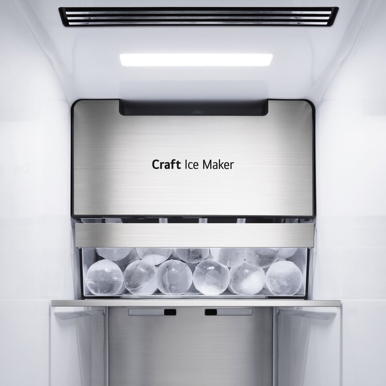 LG GSXB90MCDE SidebySide Kühlschrank Instaview Schwarz » tecedo.de