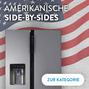 Side-by-Side Kühlschrank mit integriertem Weinkühler